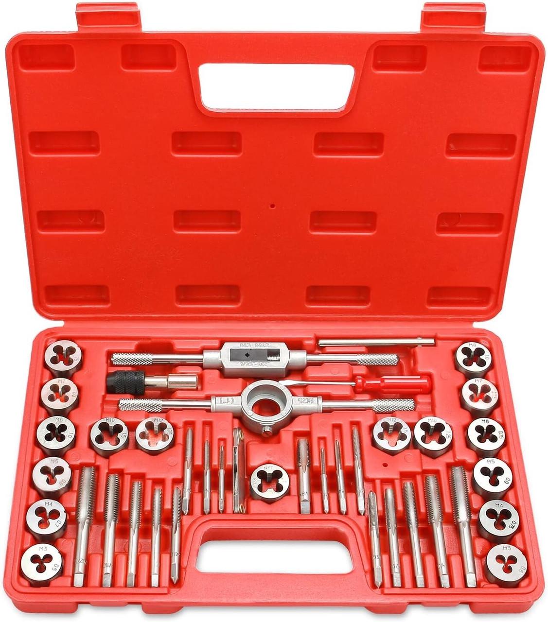 Набір мітчиків та плашок метричний Rewolt T1136 40 пр.