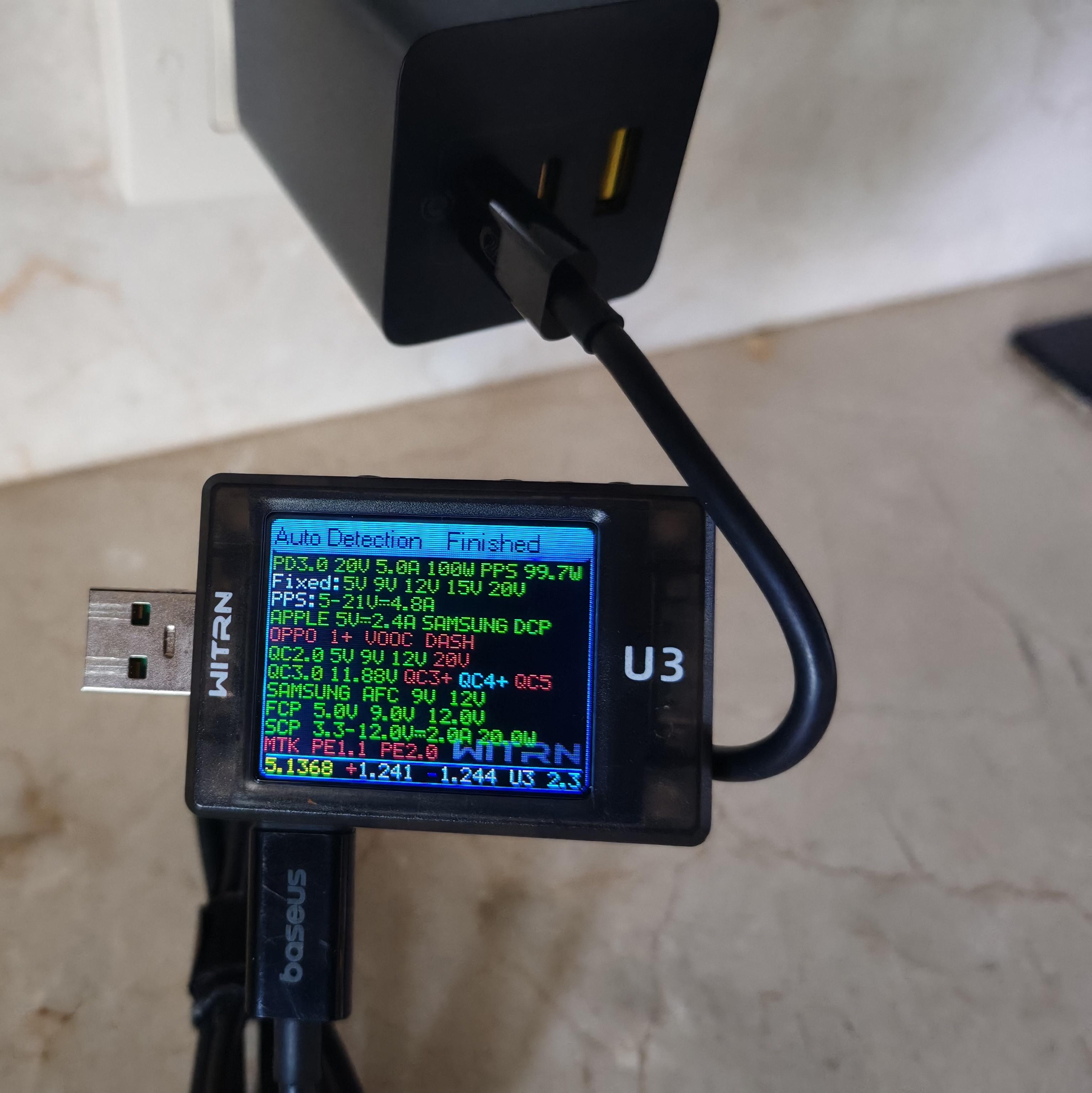 Зарядное устройство сетевое BASEUS EnerFill FE11 100W 2x USB-C USB-A (29726471) - фото 9 Зарядное устройство сетевое BASEUS EnerFill FE11 100W 2x USB-C USB-A (29726471) - фото 9