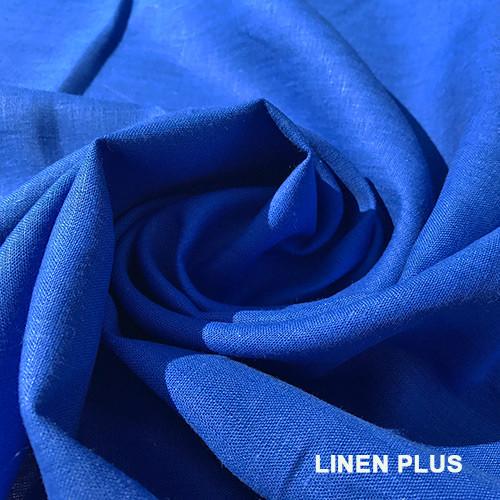 Тканина LINEN PLUS 100% льон 143 см 1561/572 Електрик - фото 2 Тканина LINEN PLUS 100% льон 143 см 1561/572 Електрик - фото 2