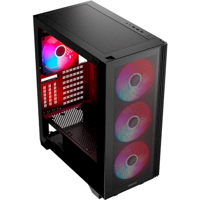 Корпус для ПК Modecom Mistral ARGB Flow Midi-Tower ATX no PSU Черный (AT-MISTRAL-MG-10-00ARGB-0) - фото 10