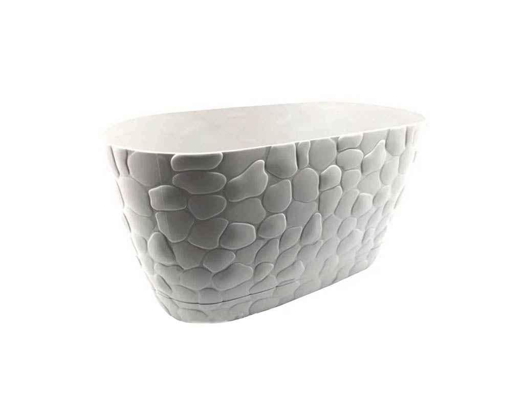 Горщик для квітів Elif Plastik 4,25 л U444 14,5х29х15 см Сірий (960585)