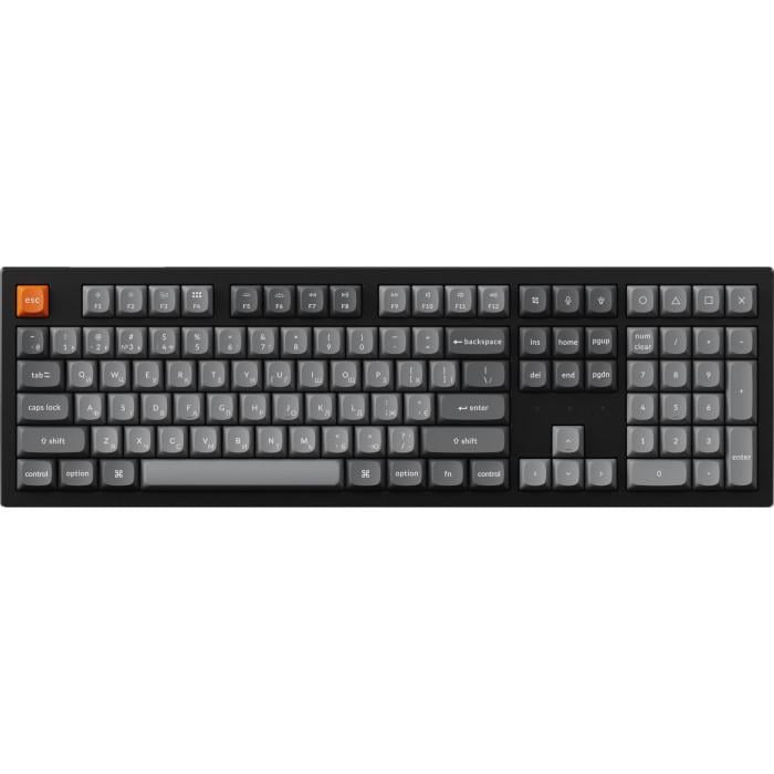 Клавиатура беспроводная Keychron K10 Max механическая 104 клавиши Super Banana Switch RGB Black (K10M-H4-UA)