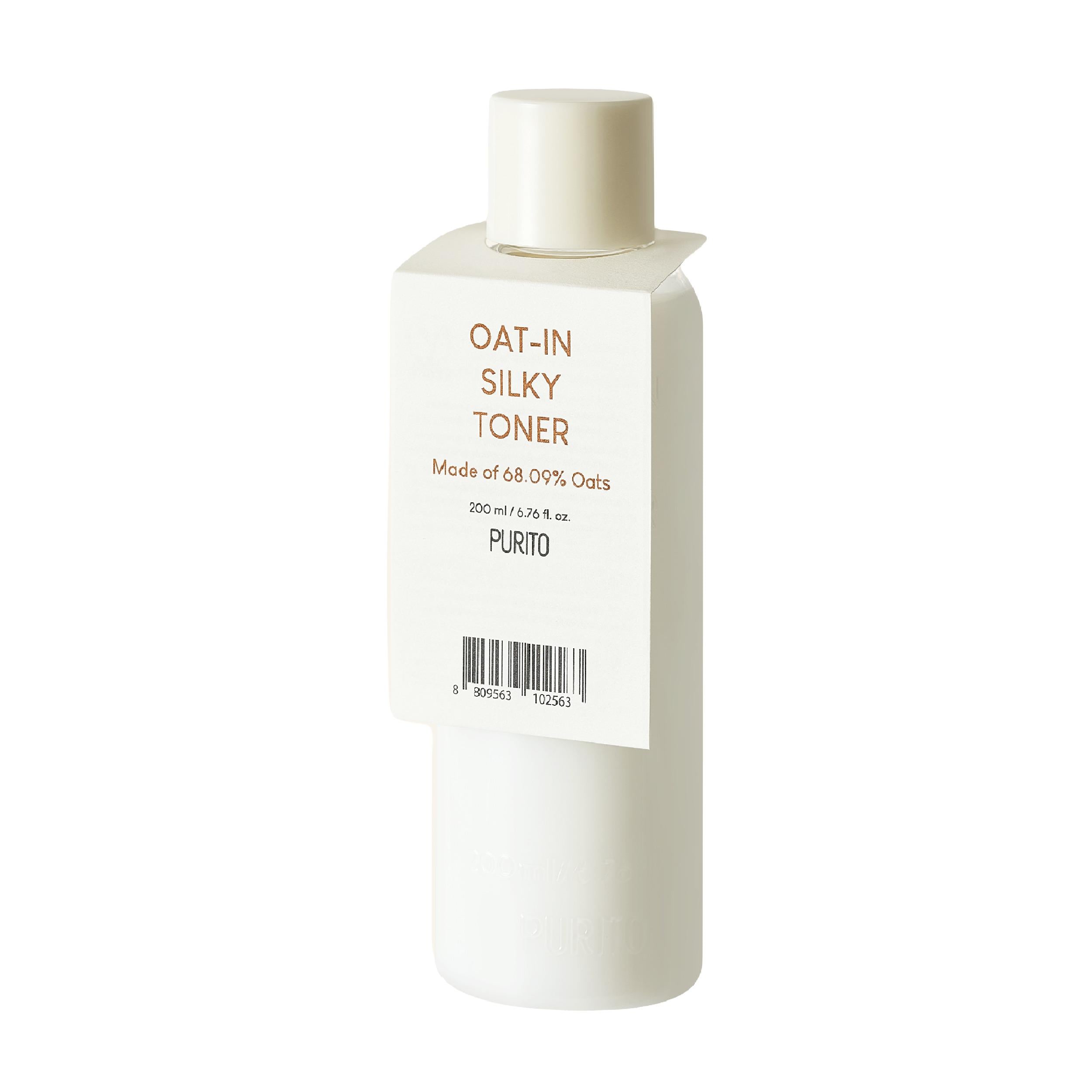 Тонер успокаивающий с водой семян овса Purito Oat-in Silky Toner 200 мл