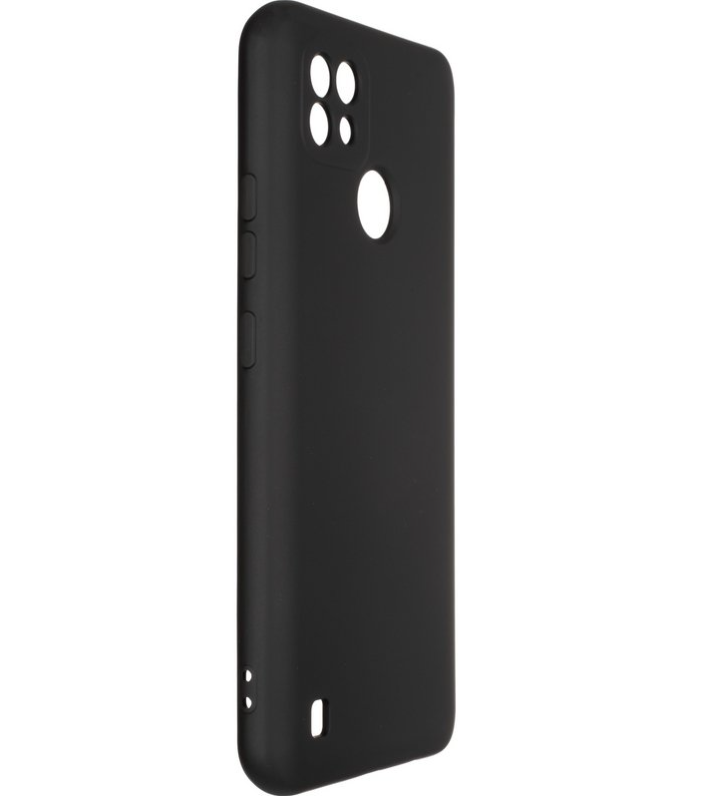 Чехол Full Soft Case for Realme C21 Black - фото 4