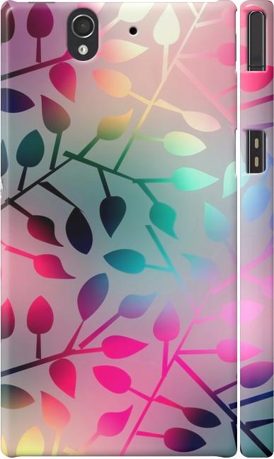 Чехол на Sony Xperia Z C6602 Листья (2235m-40-42517) Чехол на Sony Xperia Z C6602 Листья (2235m-40-42517)