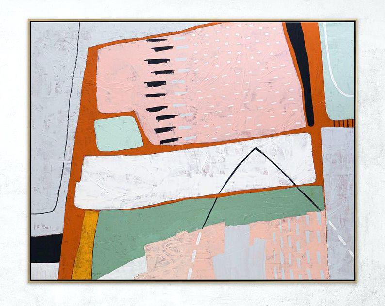 Картина на холсте ArtSale Абстракция 60х70 см abst0027