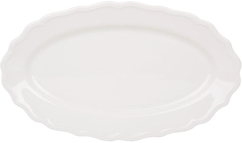 Блюда фарфоровые овальные Pure 36х22 см 6 шт. White Блюда фарфоровые овальные Pure 36х22 см 6 шт. White