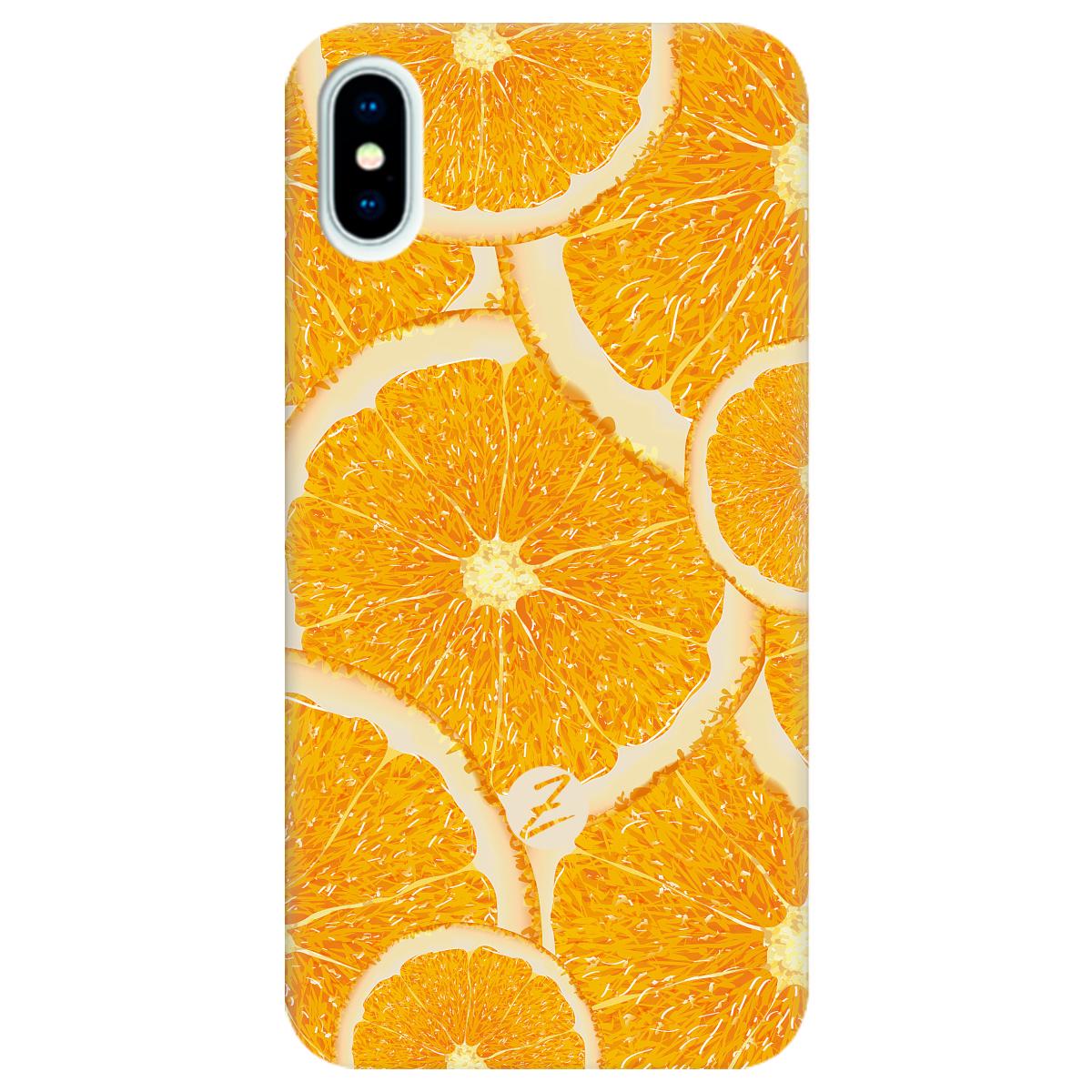 Силіконовий чохол Zorrov для Apple iPhone X Orange (10290050153033538)