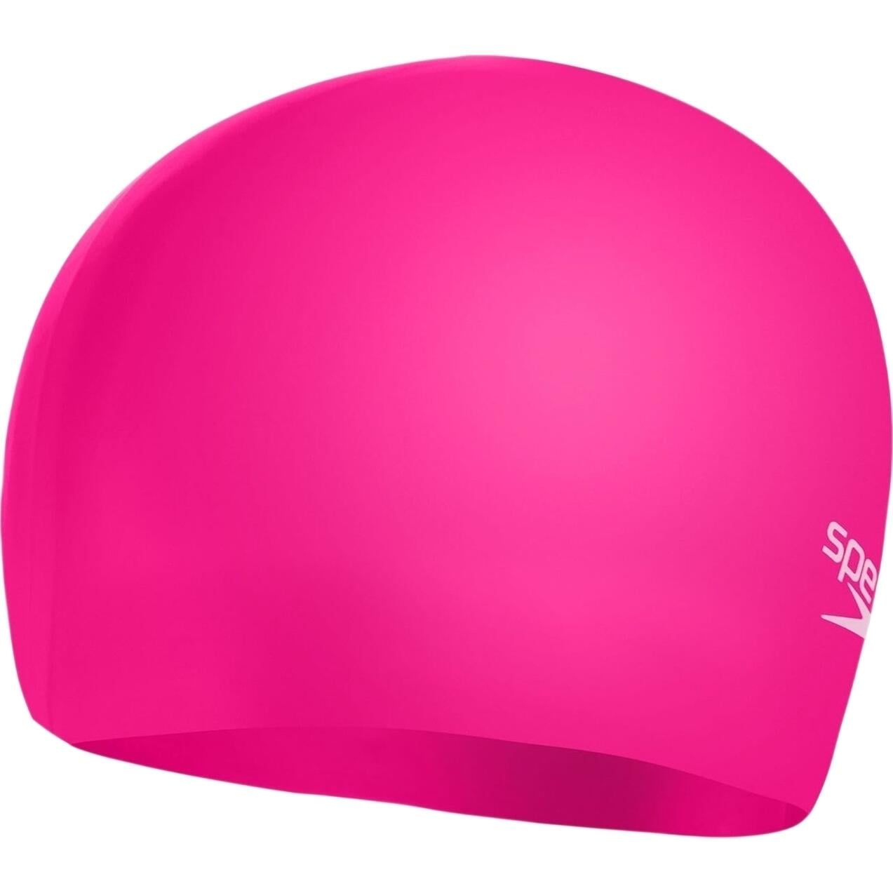 Шапочка для плавания детская Speedo PLAIN MOULDED SILICONE CAP JU Розовый (8-70990F290)