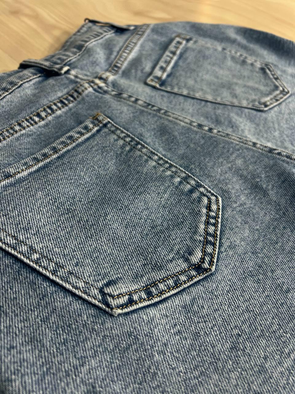 Шорты юбка женские Dicesil 6003 джинсовые на запах пуговицы короткие р. 32 Голубой (4220) - фото 2 Шорты юбка женские Dicesil 6003 джинсовые на запах пуговицы короткие р. 32 Голубой (4220) - фото 2