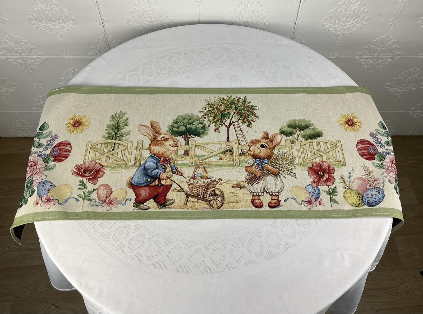 Дорожка пасхальная гобеленовая Milano cod 003 45х140 см (CN38027)