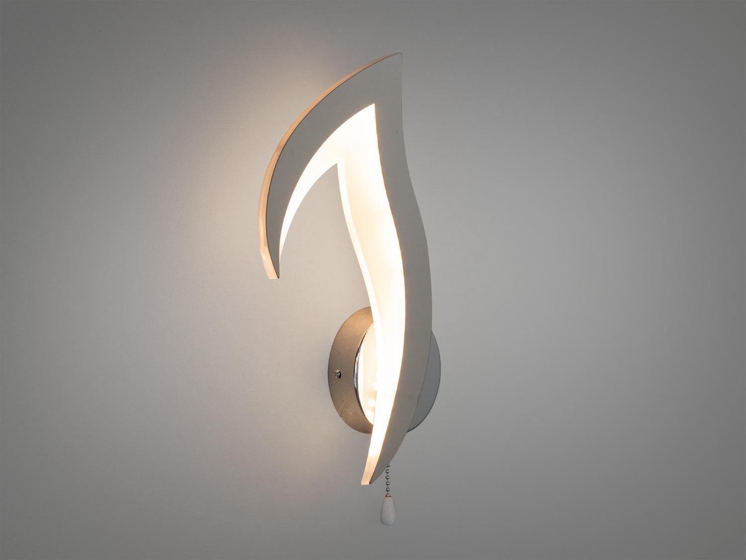 Бра светодиодный в детскую комнату 12W Хром (8146/1HR) - фото 3 Бра светодиодный в детскую комнату 12W Хром (8146/1HR) - фото 3