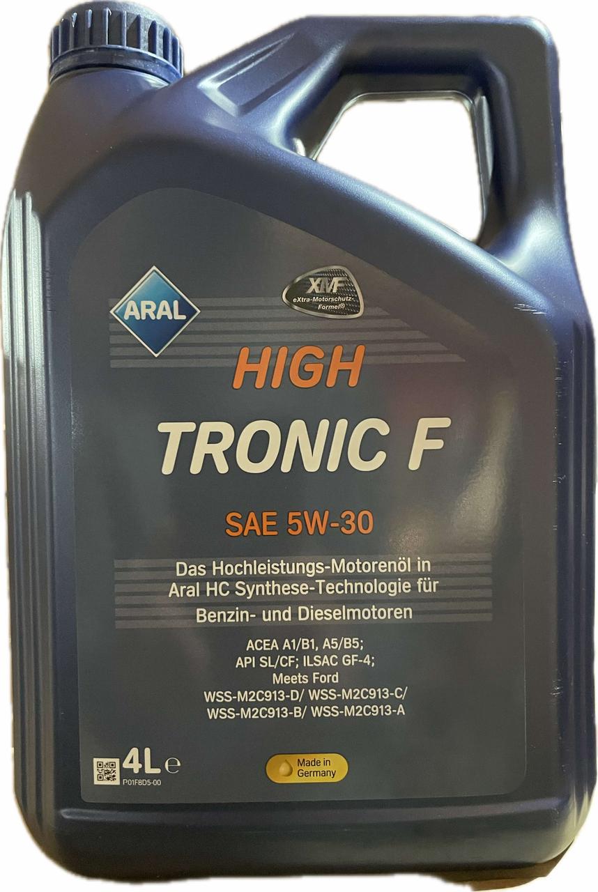 Моторное масло Aral HighTronic F 5W-30 4 л (1552A2)