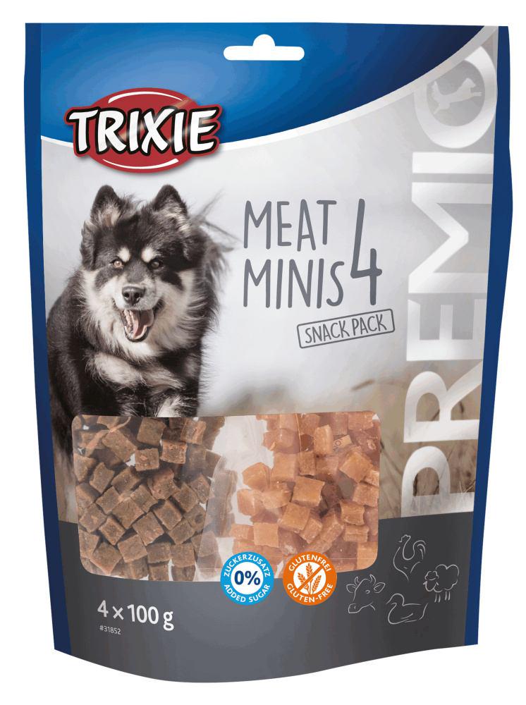 Лакомство для собак Trixie Premio 4 Meat Minis с курицей/уткой/говядиной/бараниной 4x100 г (31852)
