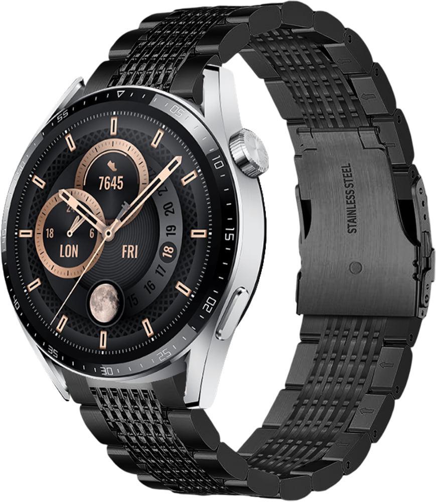 Ремешок металлический Gripix для Huawei Watch GT3 46 мм Black (42054-2B)