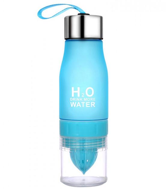 Пляшка для води та напоїв H2O Water Bottle Блакитний