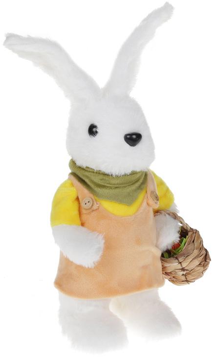 Фигура декоративная Зайка с корзинкой 13х12х29 см пенопласт (BD-NY27-921)