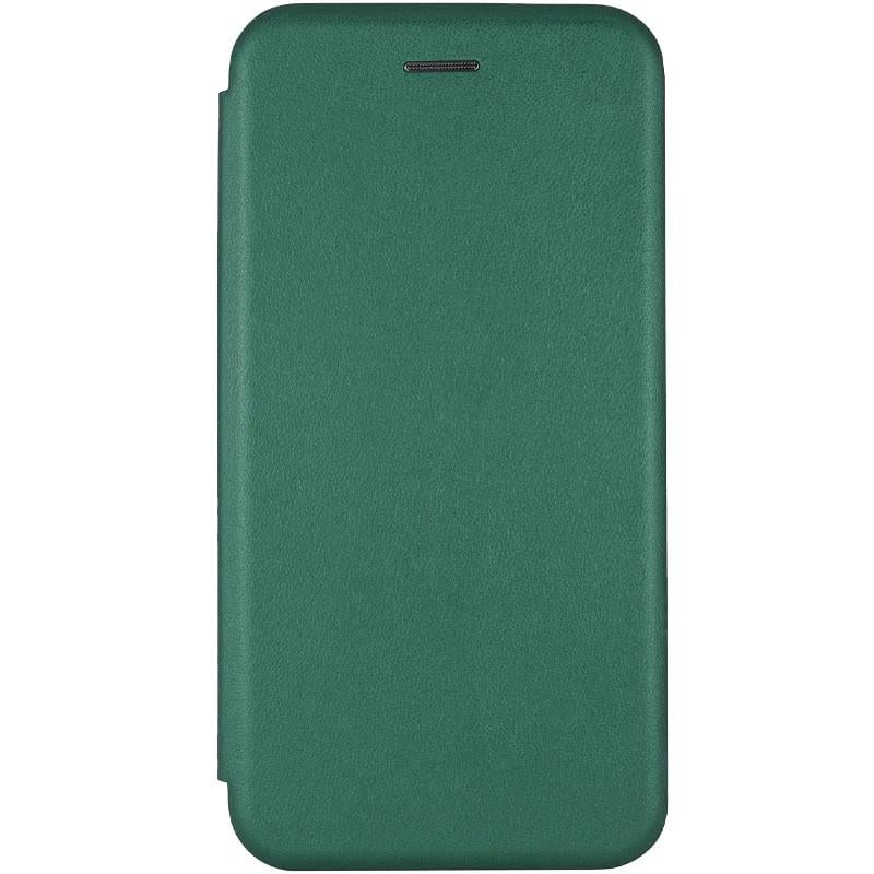 Противоударный кожаный чехол (книжка) Classy для Xiaomi Redmi 9 Зеленый