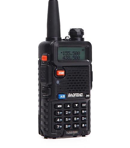 Рация Baofeng UV-5R и гарнитура c кнопкой РТТ Black (13391) - фото 2