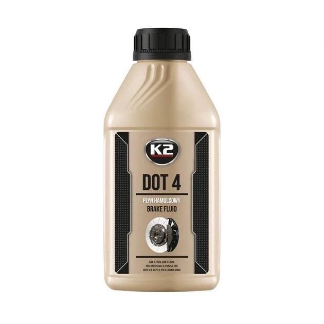 Тормозная жидкость K2 DOT-4 Brake Fluid 0,25 л (K20066)