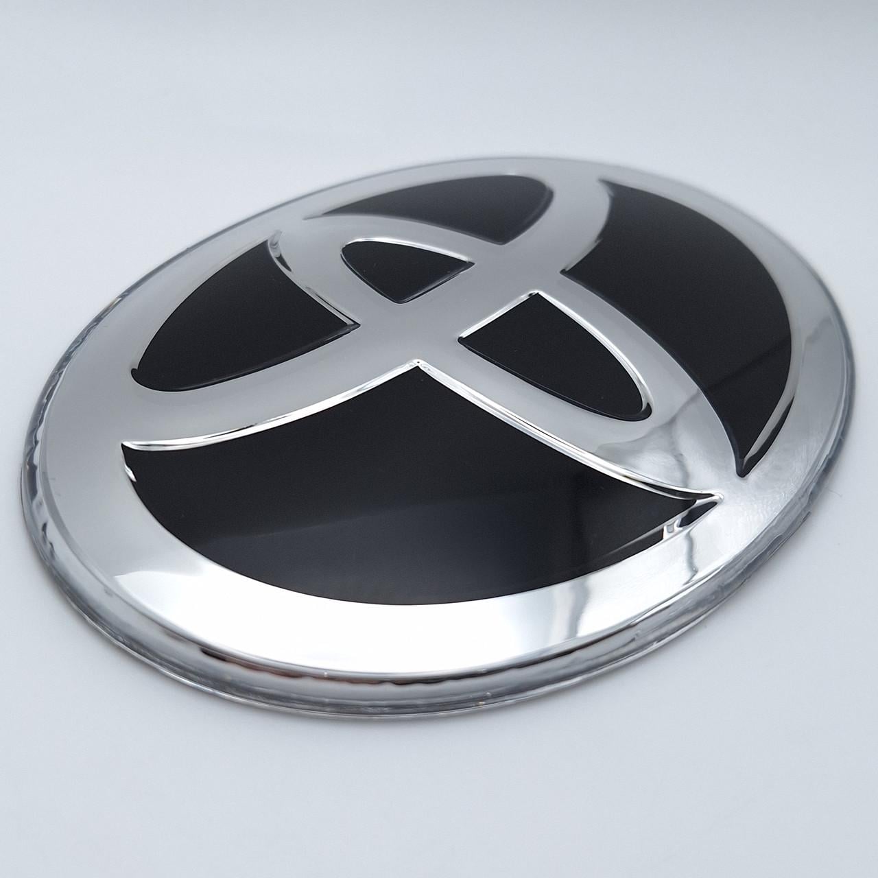 Эмблема Toyota под стеклом 120х82 мм (2458598507)