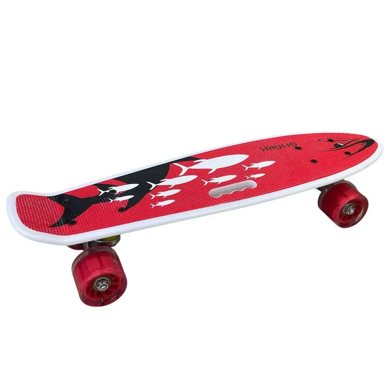 Пенниборд со светящимися колесами с ручкой для переноски до 70 кг (26844810)