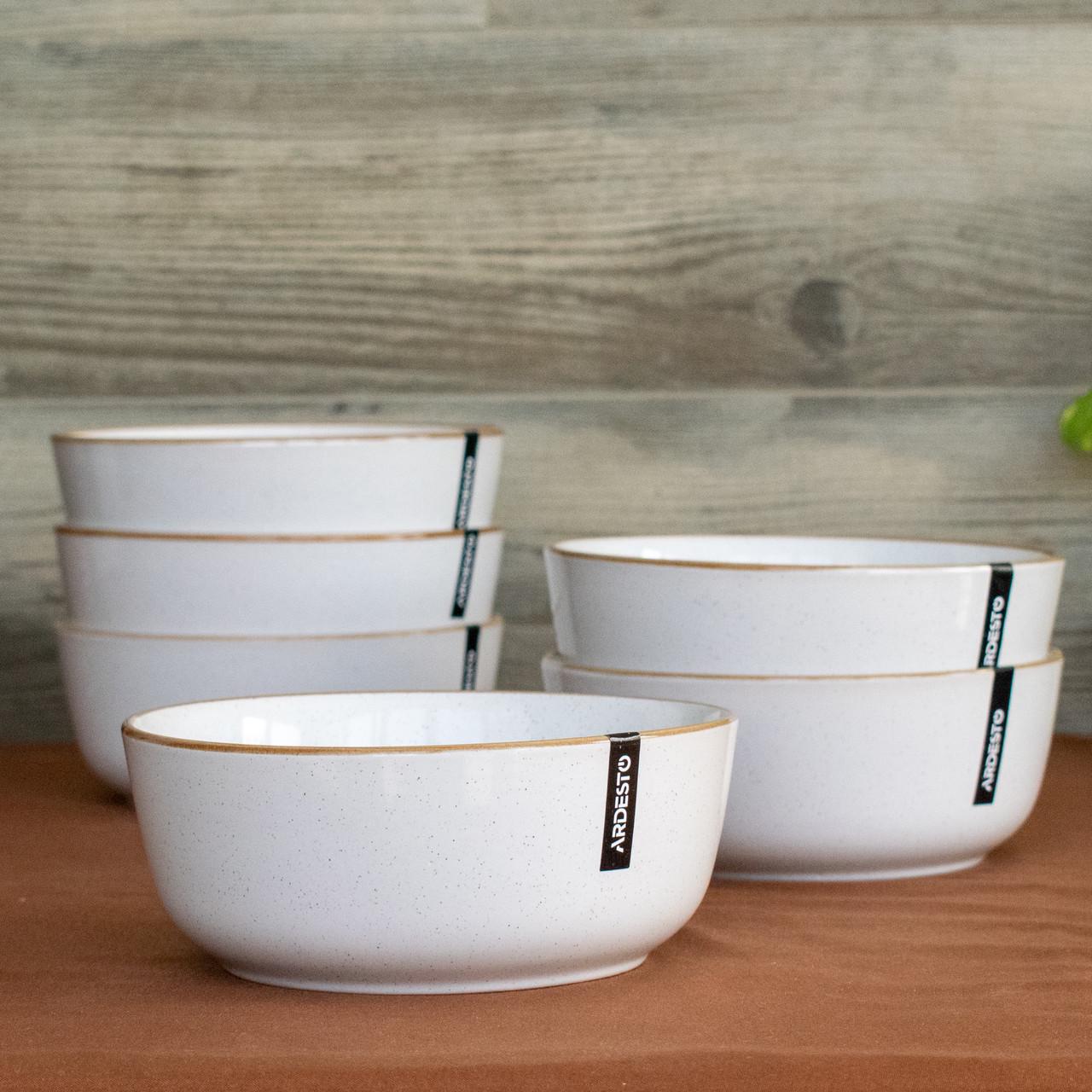 Сервиз из керамической посуды Ardesto Apulia 30 White - фото 3