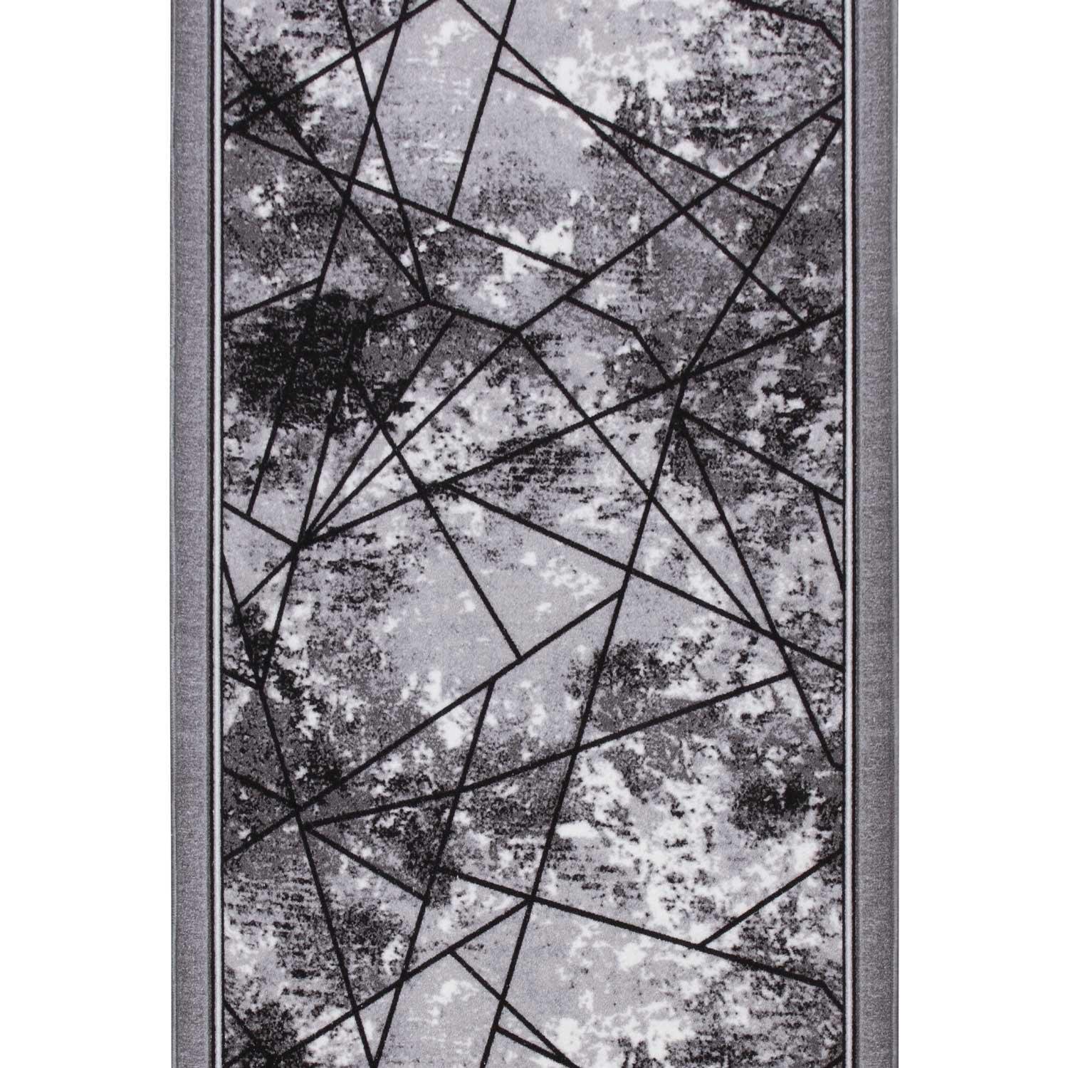 Ковер безворсовый на войлочной основе DAKARIA Print Run Дерби-p4 1,5x1,5 м Серый (00-00024832)