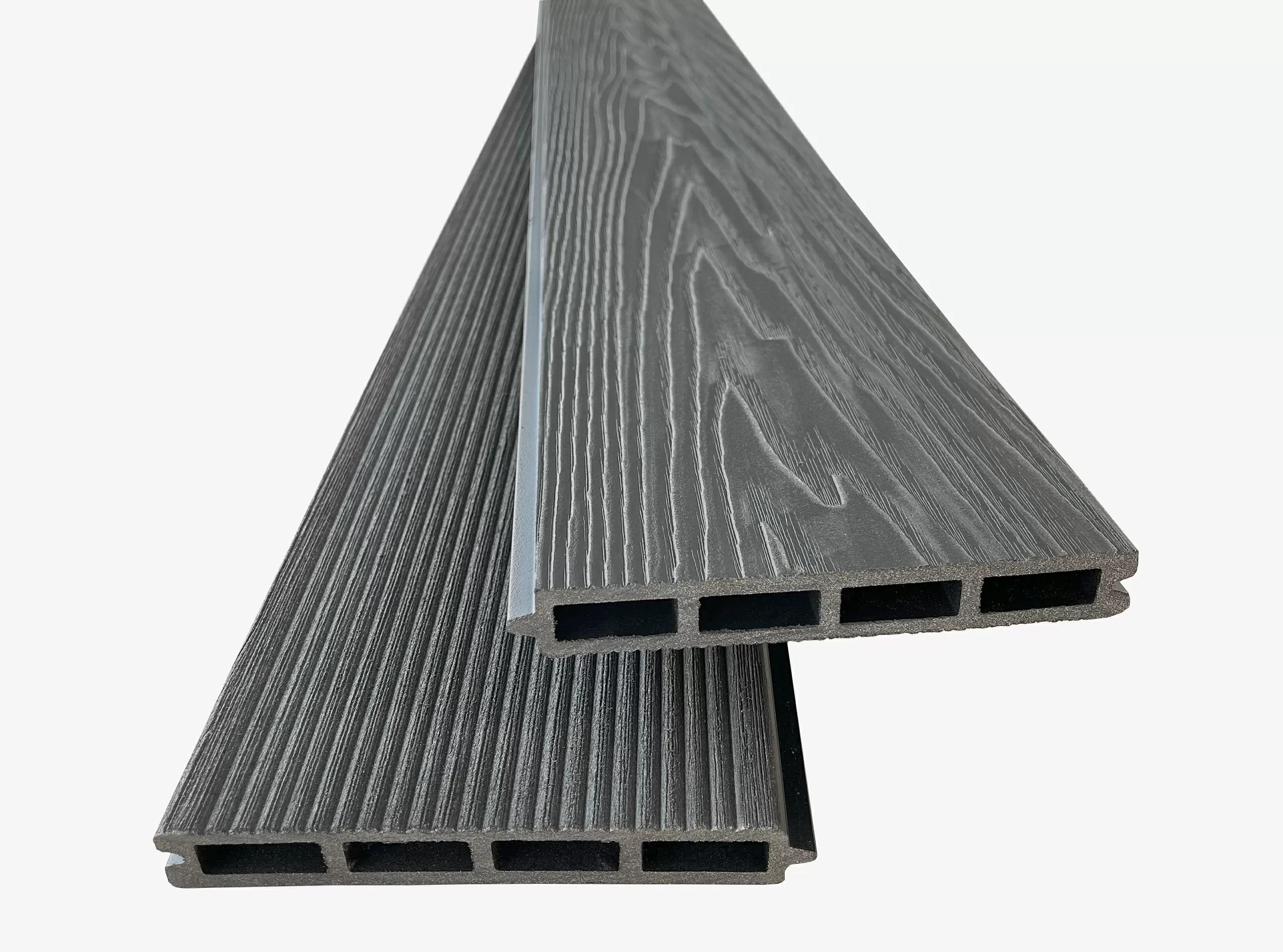 Парканна дошка із ДПК Tardex 146х20х2000 мм Графіт (28780681) - фото 1 Парканна дошка із ДПК Tardex 146х20х2000 мм Графіт (28780681) - фото 1