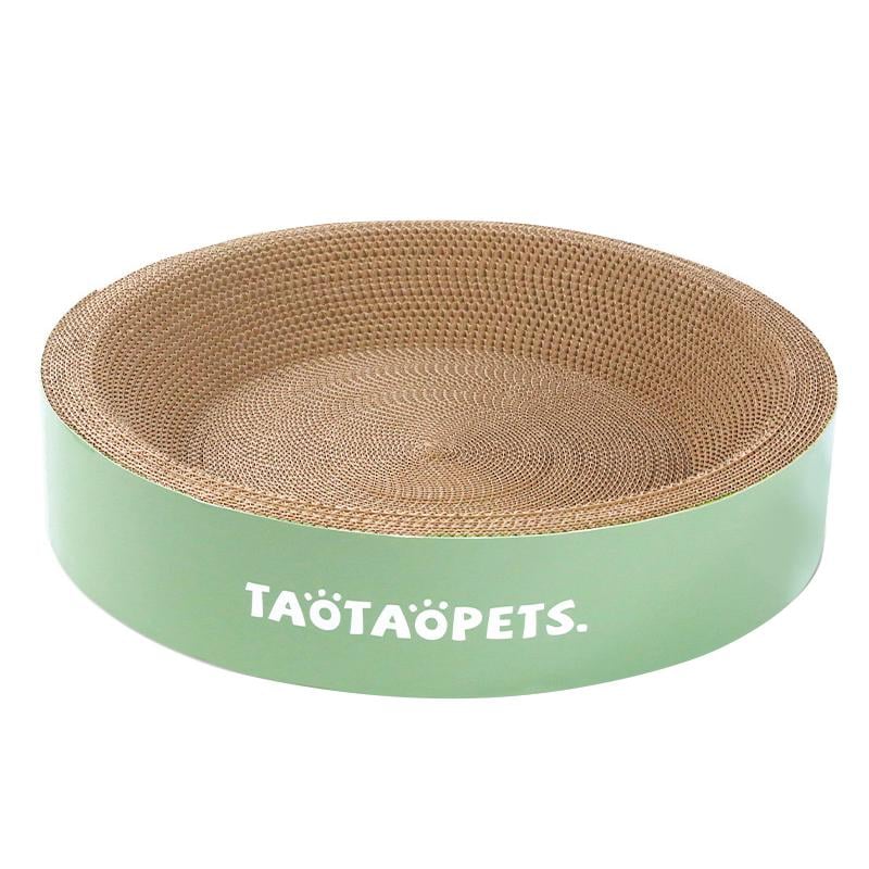 Когтеточка для кота Taotaopets кругла гофрована лежанка 45х45х9 см
