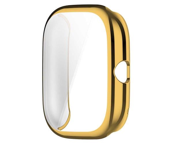 Чехол силиконовый с защитой для Xiaomi Amazfit GTS 4 Mini Золотой