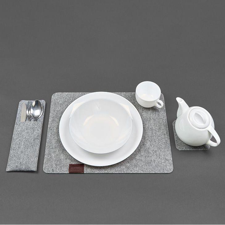 Набір для сервірування столу на 1 персону Бордовий (A-028327) - фото 3 Набір для сервірування столу на 1 персону Бордовий (A-028327) - фото 3