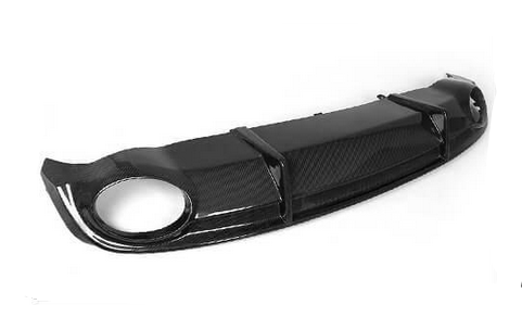 Диффузор заднего бампера DDCarbon V3 для S-Line, 2010-2014 для Audi A7 2010-2018 гг. натуральный карбон (132889)