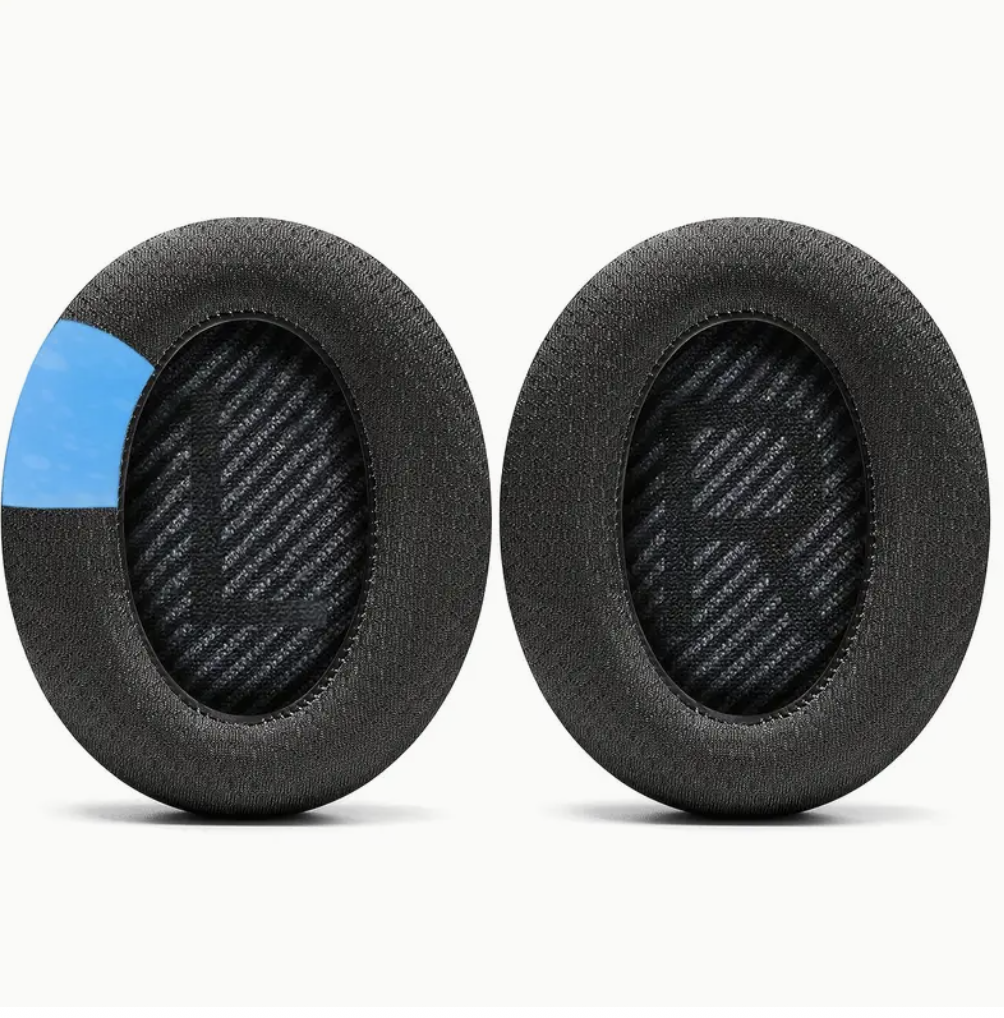 Амбушюри тканинні для Bose Quietcomfort AE2 QC2 QC15 QC25 QC35 QC45 Чорний (28748780)