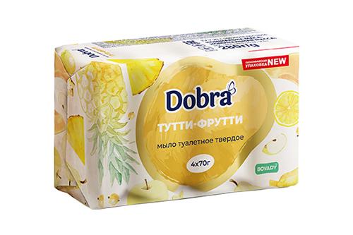 Мыло туалетное Dobra Тутти-фрутти 70 г 4 шт./уп.