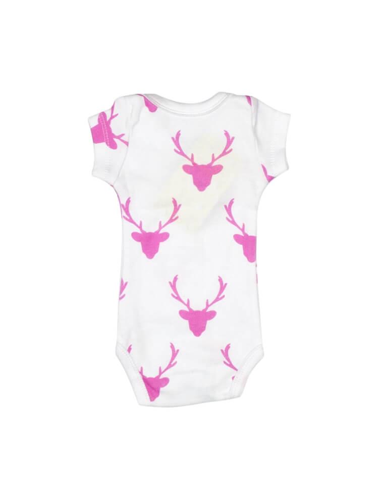 Боди детский Олени 50 см Белый (1591-50) - фото 2 Боди детский Олени 50 см Белый (1591-50) - фото 2
