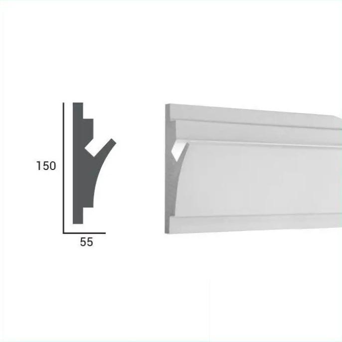 Карниз потолочный Tesori для LED освещения 150x55x1150 мм (KD 402) - фото 4