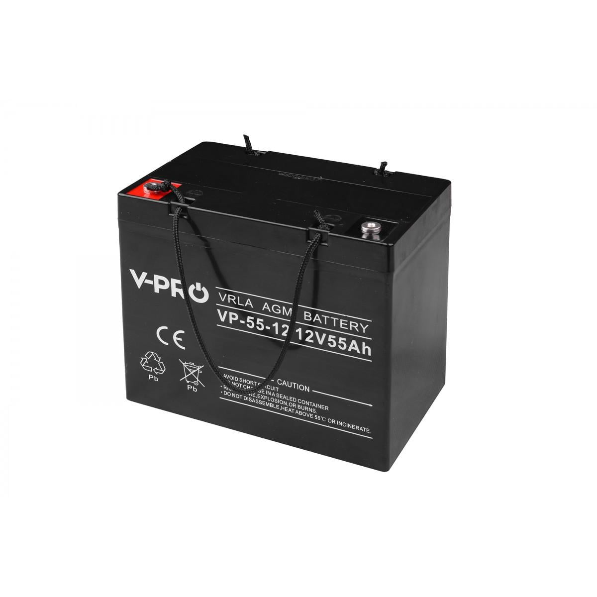 Аккумулятор Volt Polska AGM VPRO VRLA 12V 55 Ah (6AKUAGM055)