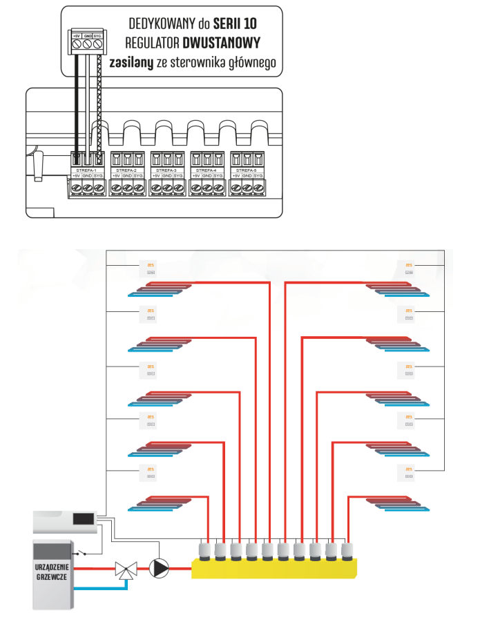 Датчик кімнатний дротовий Tech R -10s Plus 5 V для шини L -9/L -10 Чорний (12928726) - фото 2