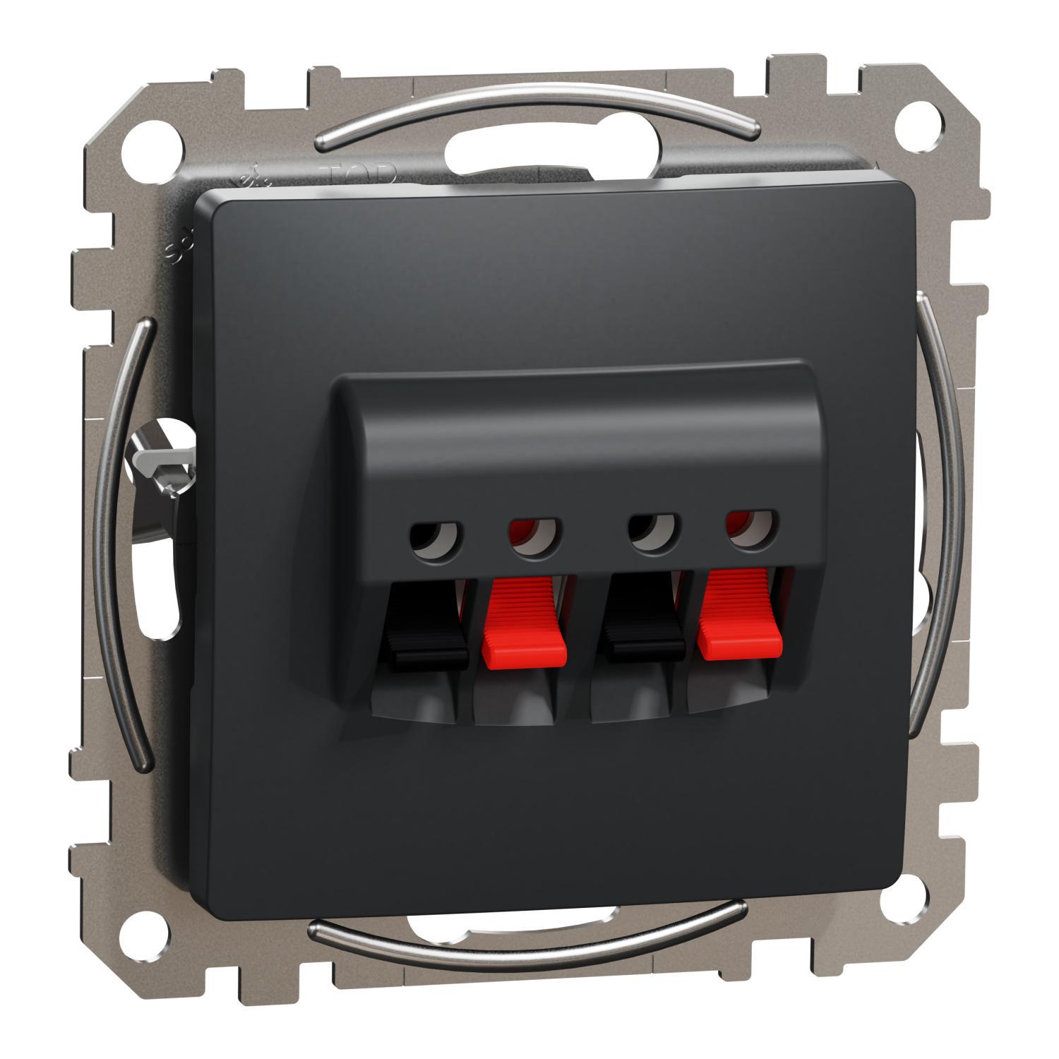 Аудиорозетка Schneider Electric Sedna Design Черный (SDD114411)