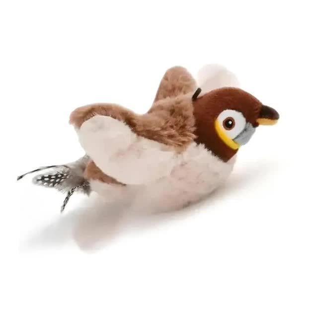 Игрушка для кошек Летательная птичка Воробей аккумуляторный Brown (31293426)