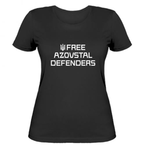 Футболка женская Free Azovstal Defenders 2XL Черный (18042240-2-205279-XXL) Футболка женская Free Azovstal Defenders 2XL Черный (18042240-2-205279-XXL)