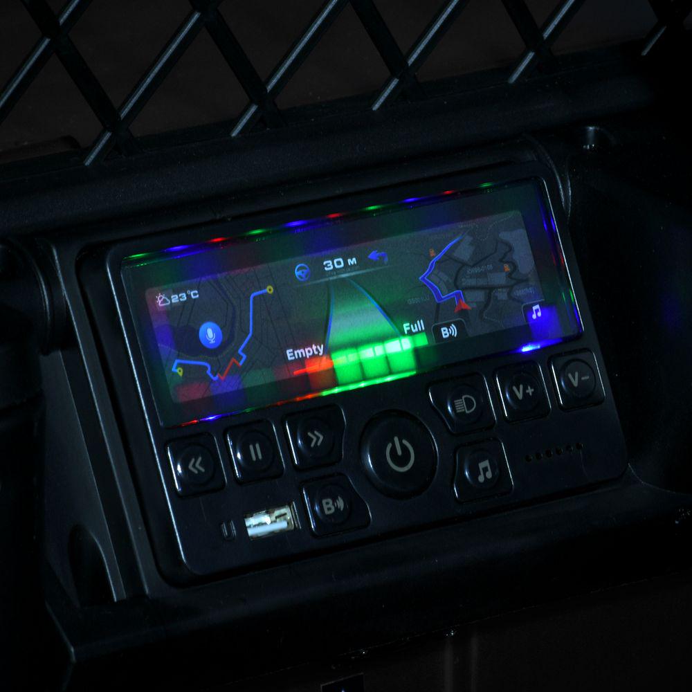 Дитячий електромобіль Bambi Jeep Toyota 2566AEBLR 4W Чорний - фото 9