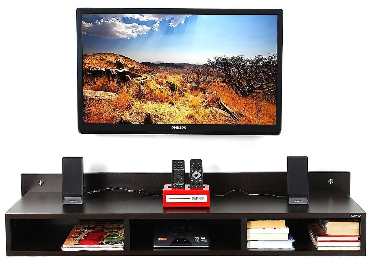 Полка для роутера из дерева Тойла Венге (ПВР-001412)