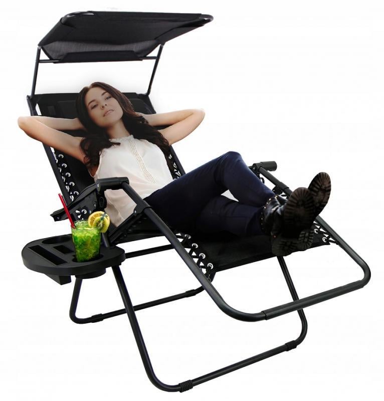 Шезлонг-лежак GardenLine Black Шезлонг-лежак GardenLine Black