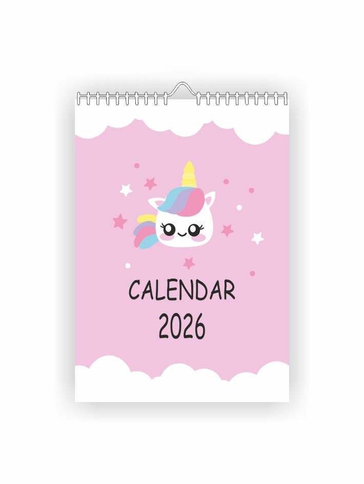 Календарь настенный перекидной Vivay Маленький единорог А3 на 2026 год (31064191) Календарь настенный перекидной Vivay Маленький единорог А3 на 2026 год (31064191)