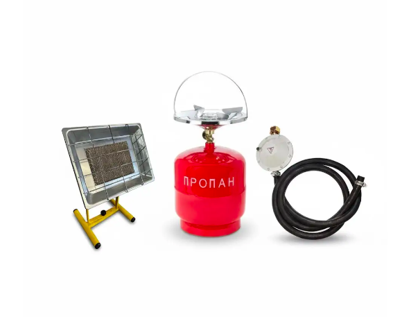 Газовый обогреватель с баллоном Orgaz SB-650 на ножке 3 м шланг редуктор 8 л 2,9 кВт (2477040003) - фото 1 Газовый обогреватель с баллоном Orgaz SB-650 на ножке 3 м шланг редуктор 8 л 2,9 кВт (2477040003) - фото 1