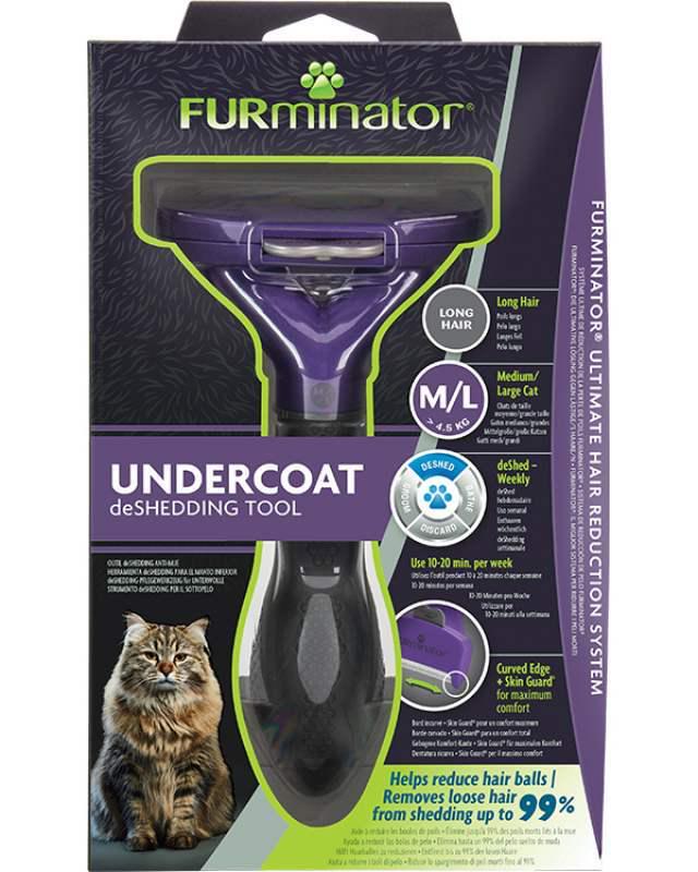 Фурминатор для длинношерстных котов FURminator Long Hair Large Cat L (691662)