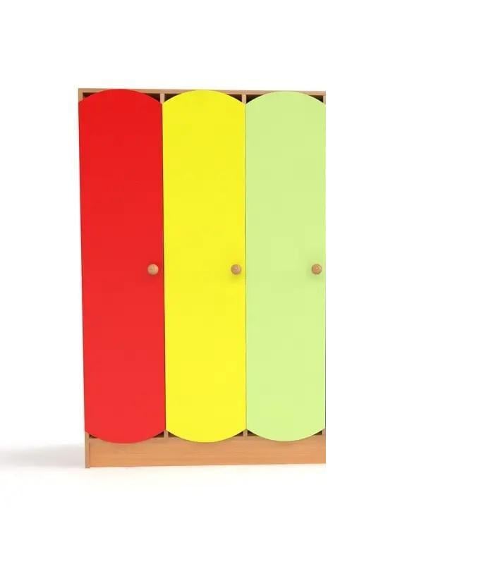 Шафа для дитячого одягу 3-секційна в сад (DS-92)