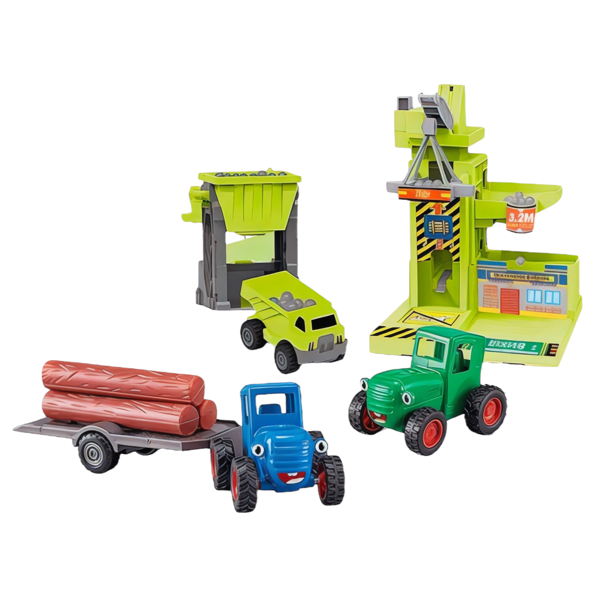 Ігровий трактор 22326 у коробці Синій (113659)